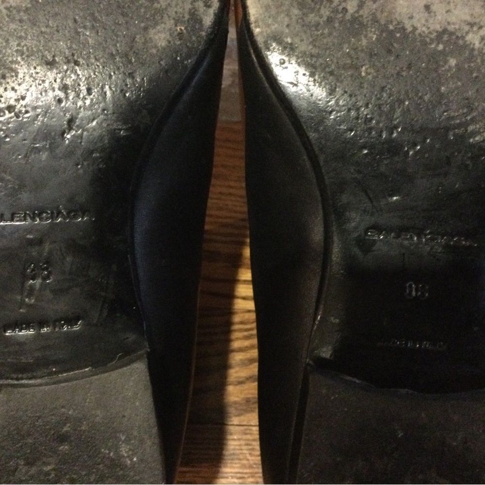 BALENCIAGA Leather Colorblock Pattern Chelsea Boots - Picture 11 of 11